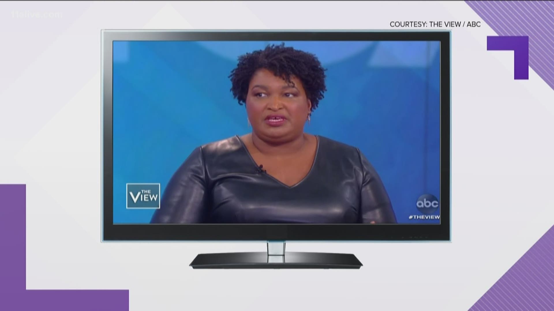 Abrams was on "The View" when she made the comments.