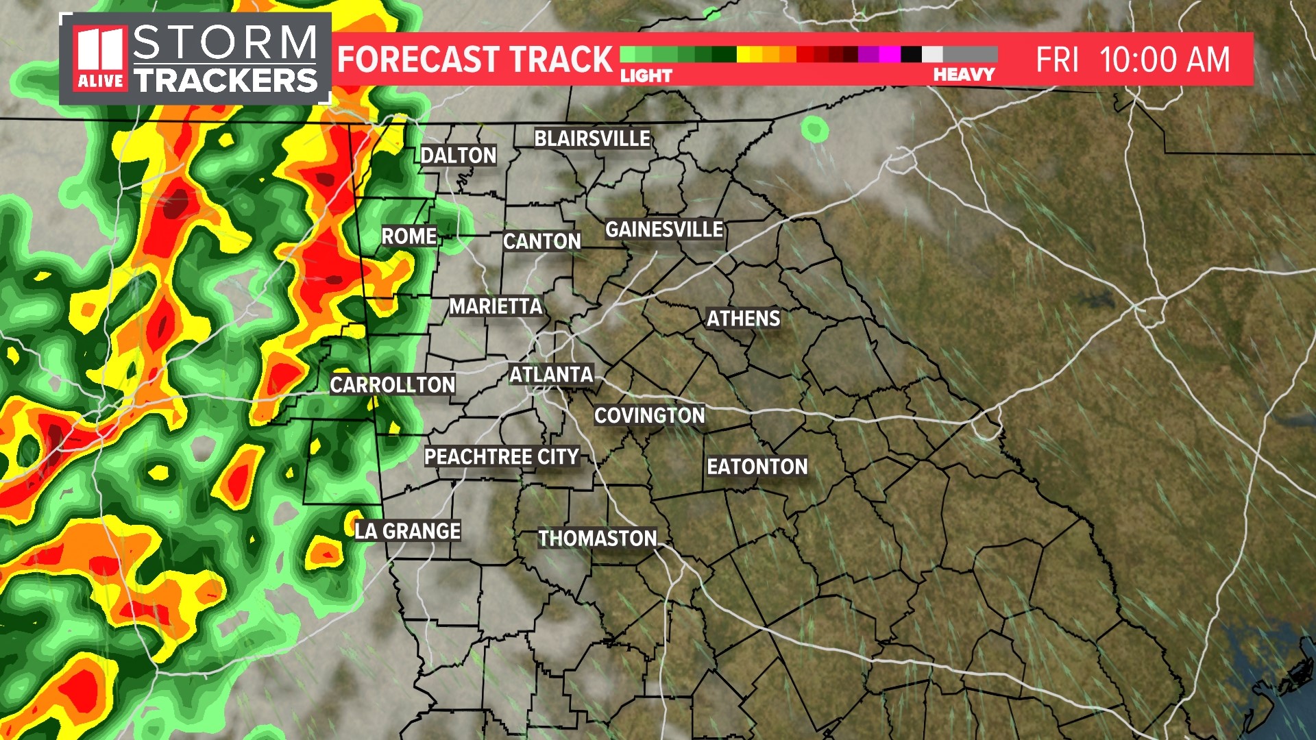 Atlanta Georgia weather this weekend | Storms possible | 11alive.com