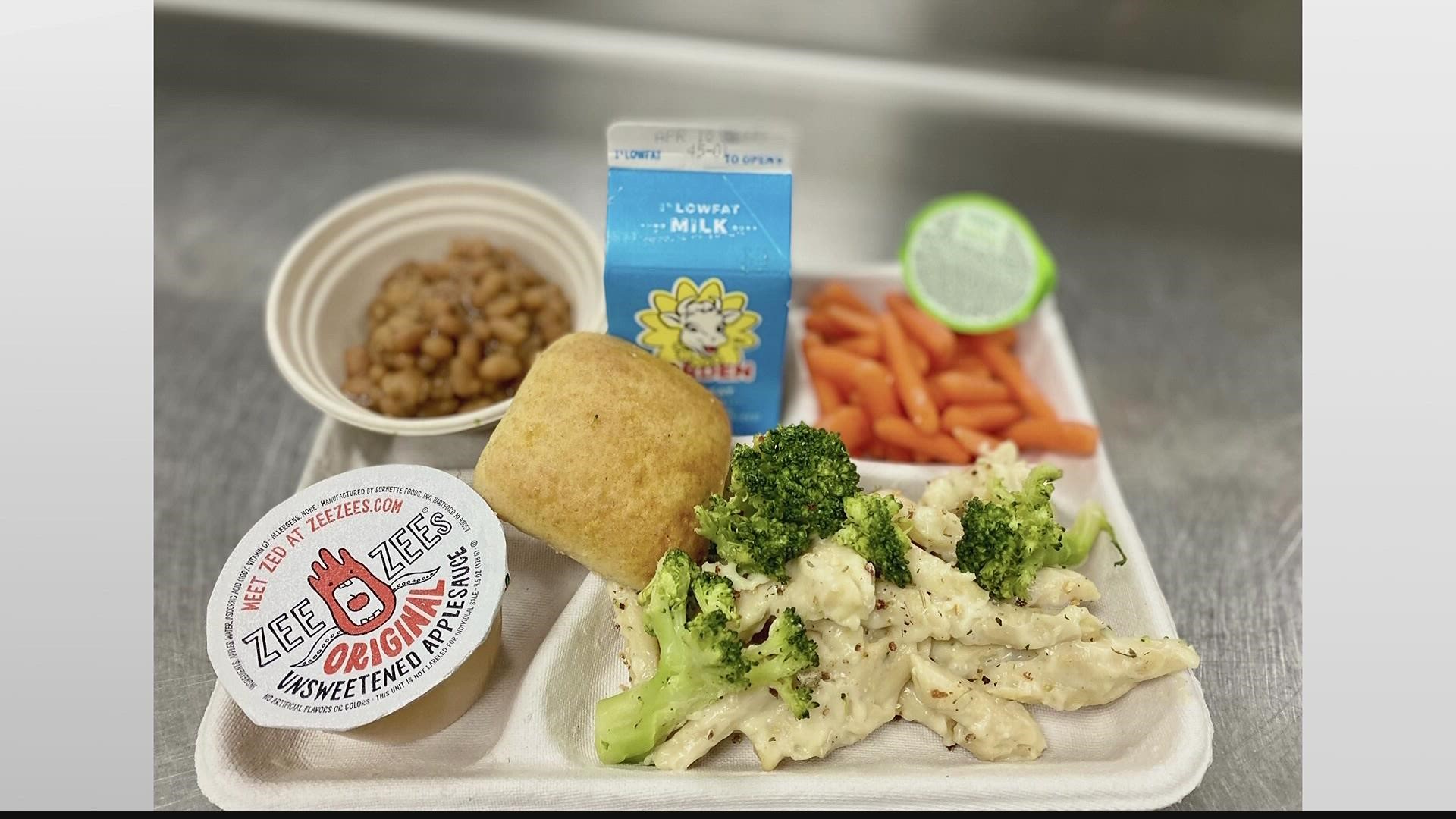 Students can now choose from healthier options.