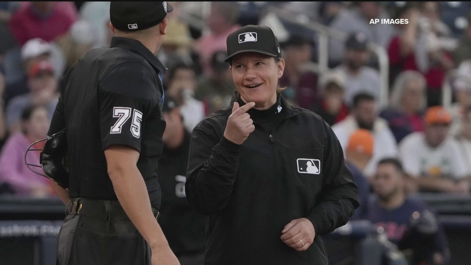 Chesley McNeil celebrates Jan Pawol, who’s breaking barriers as the first woman to umpire a Major League Baseball game.