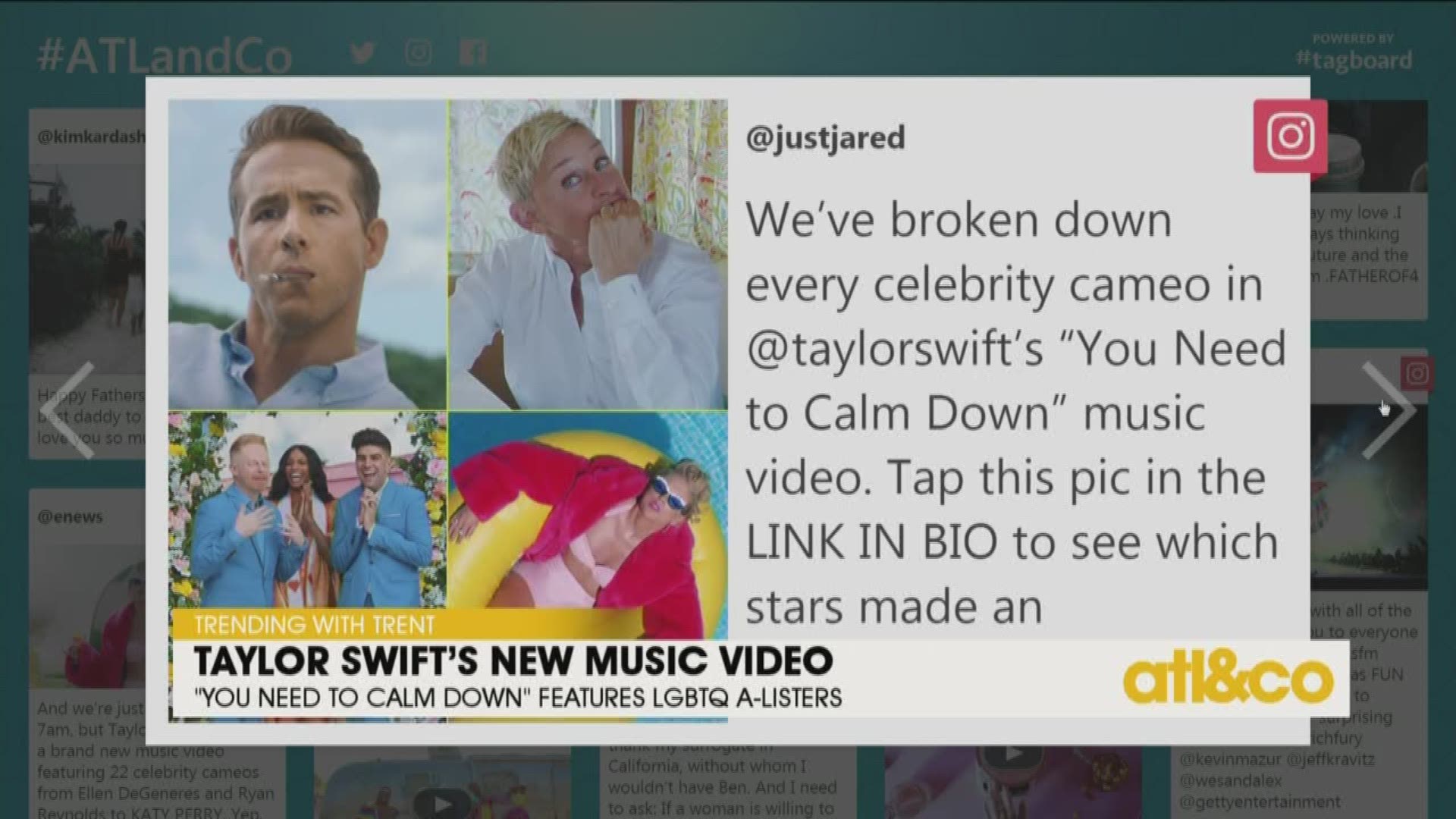 Trending with Trent is excited about T-Swift's new pride-filled music video for "You Need to Calm Down!"