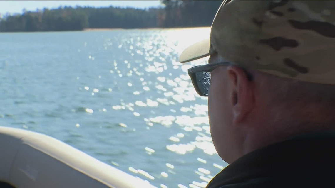 Metro Atlanta veteran takes worries to the water