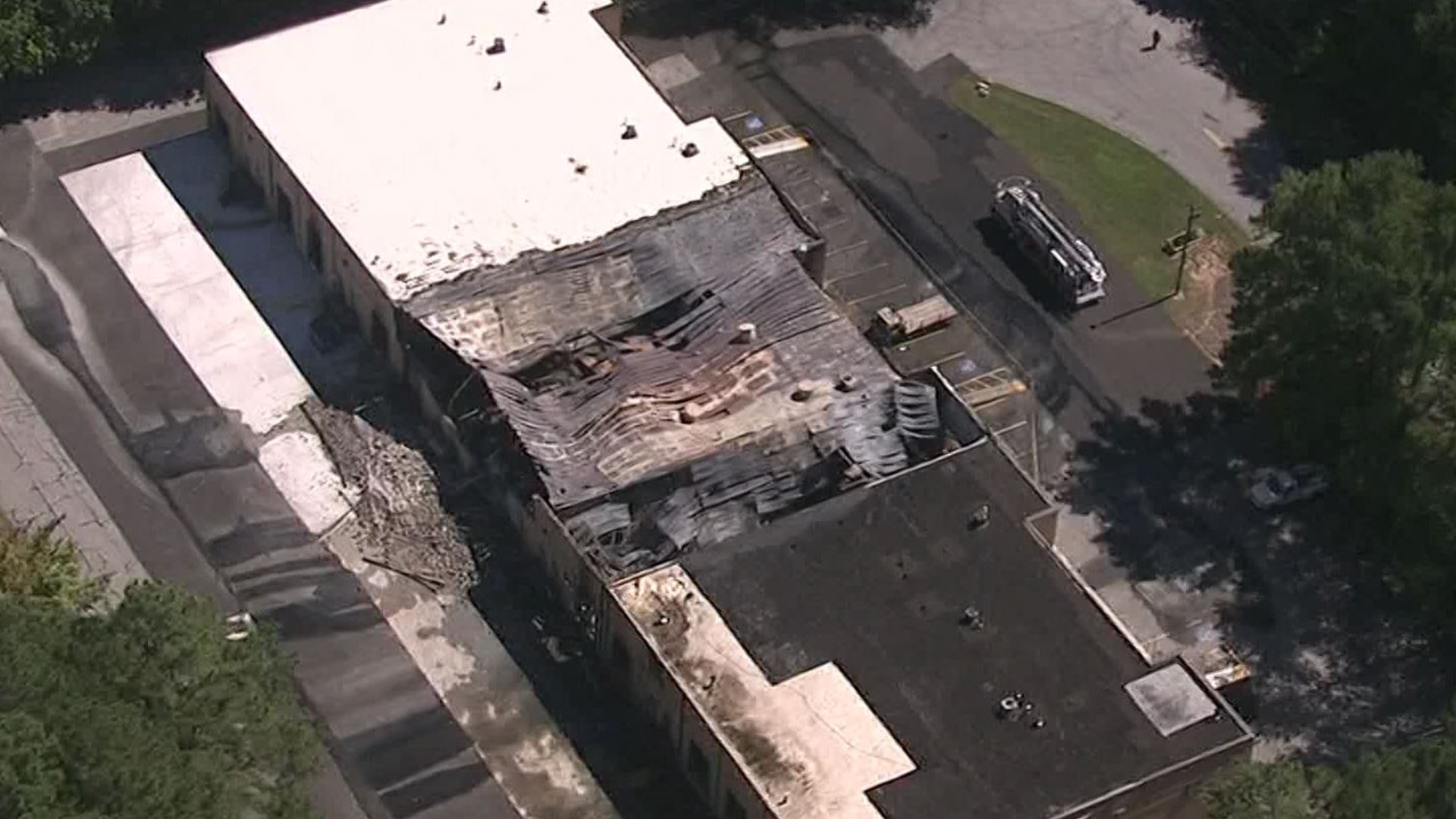 South Fulton Industrial fire at Atlanta Custom Iron Works