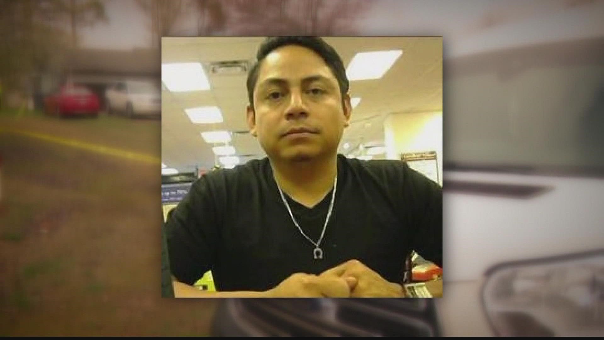 The suspect is identified as 34-year-old Juan Escalante-Alarcon.