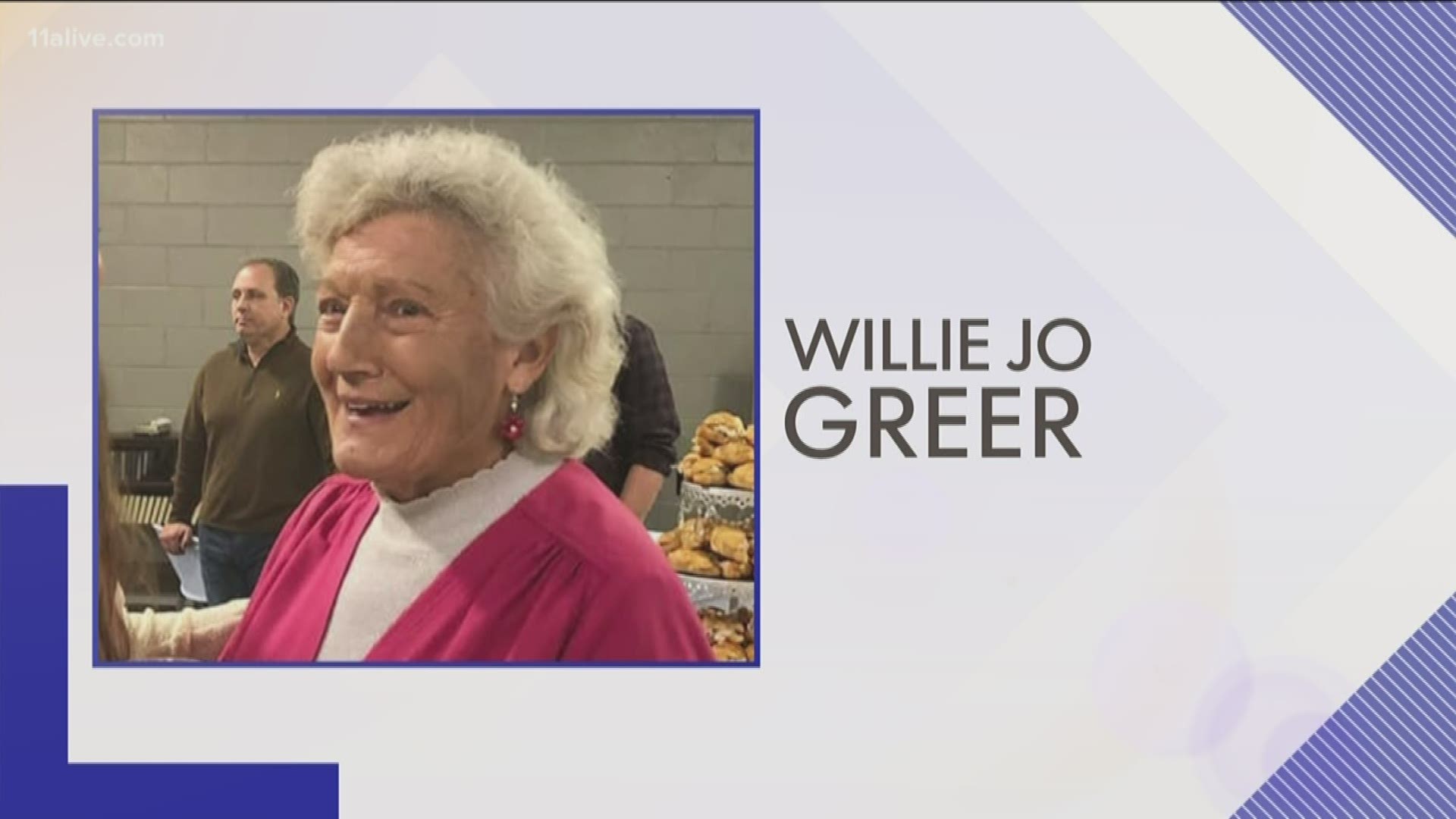 Willie Jo Greer's body was found on Sunday.