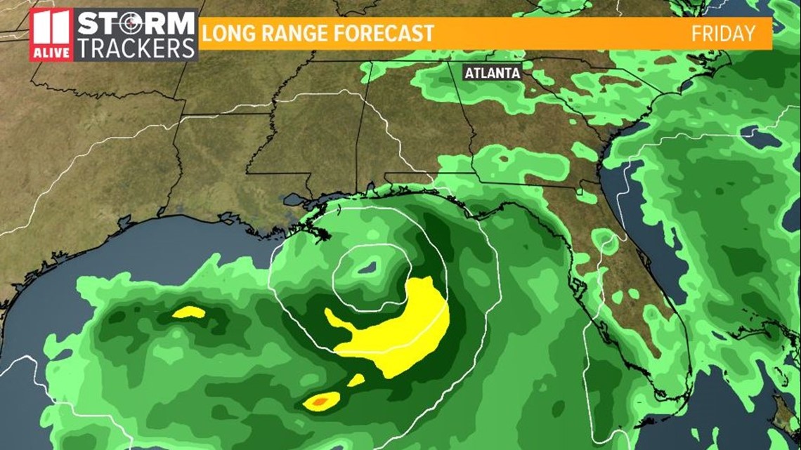 A tropical system may originate over north Georgia this week | 11alive.com