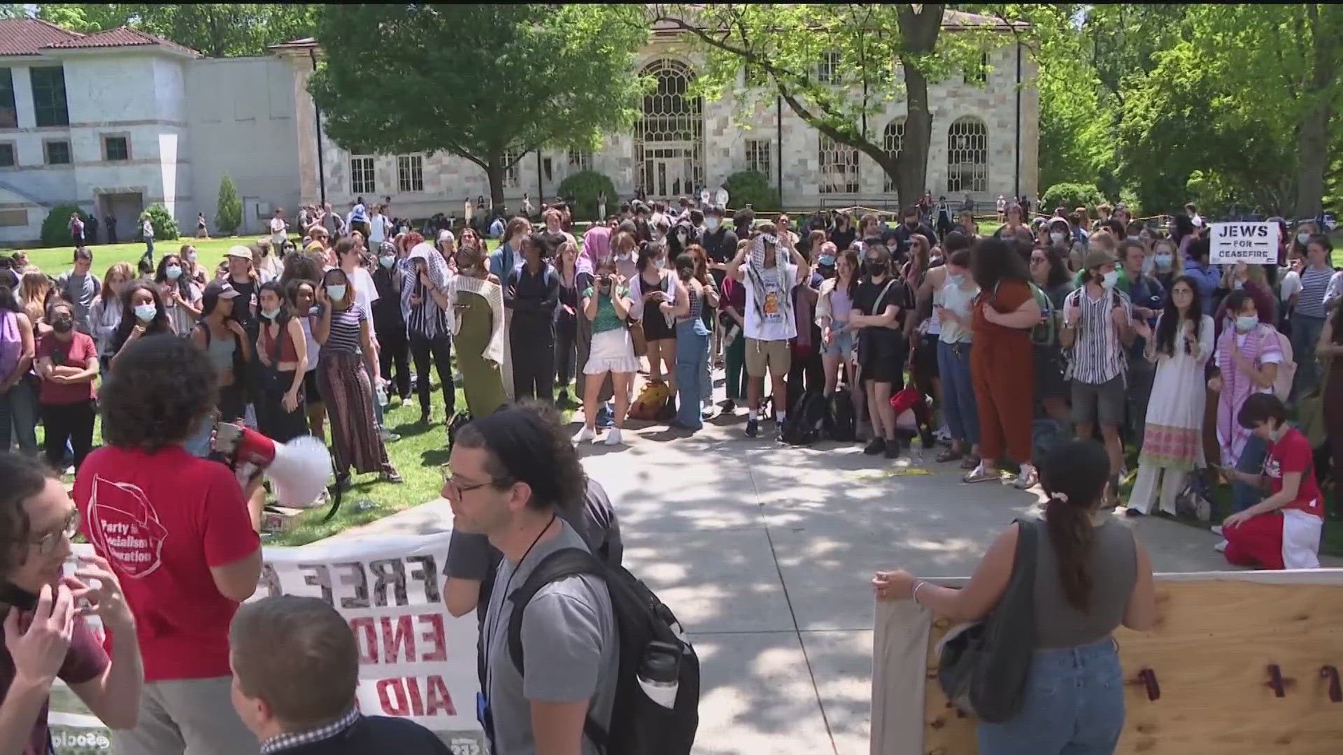 It's been nearly a week since a protest turned violent on the campus.