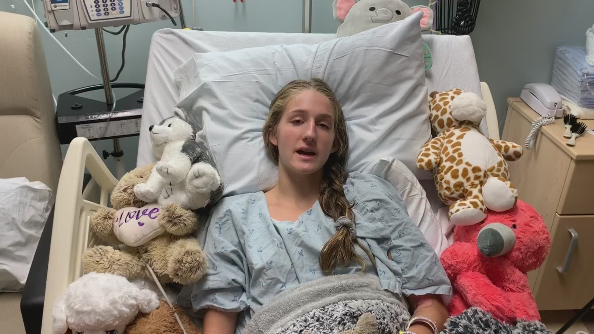 Zoe Ordway was T-boned about two weeks ago at a notorious intersection in Forsyth County.