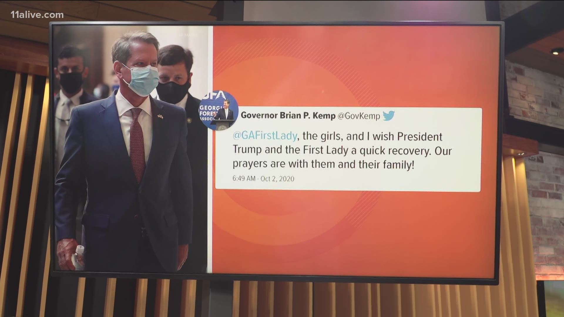 Gov. Brian Kemp and Atlanta Mayor Keisha Lance Bottoms were among those to offer messages after the news.