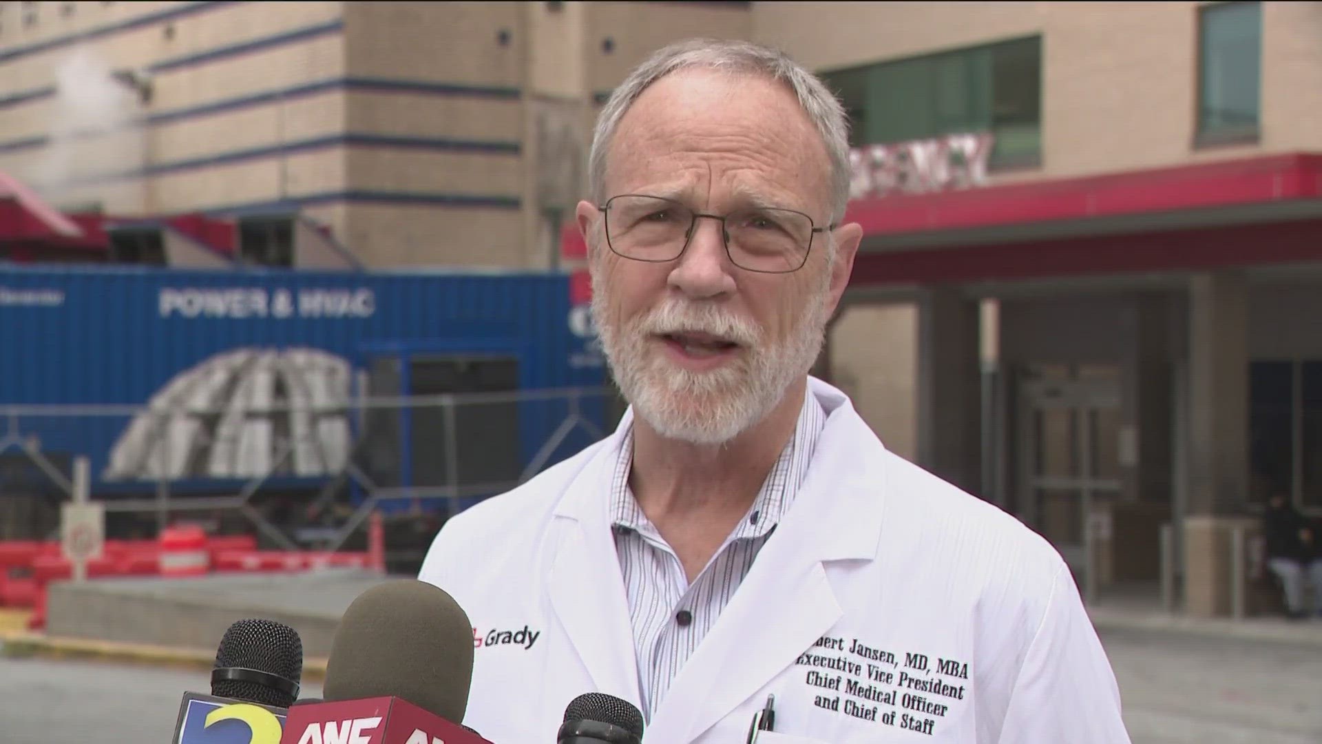 The hospital's chief medical officer said one of the survivors is expected to go home.