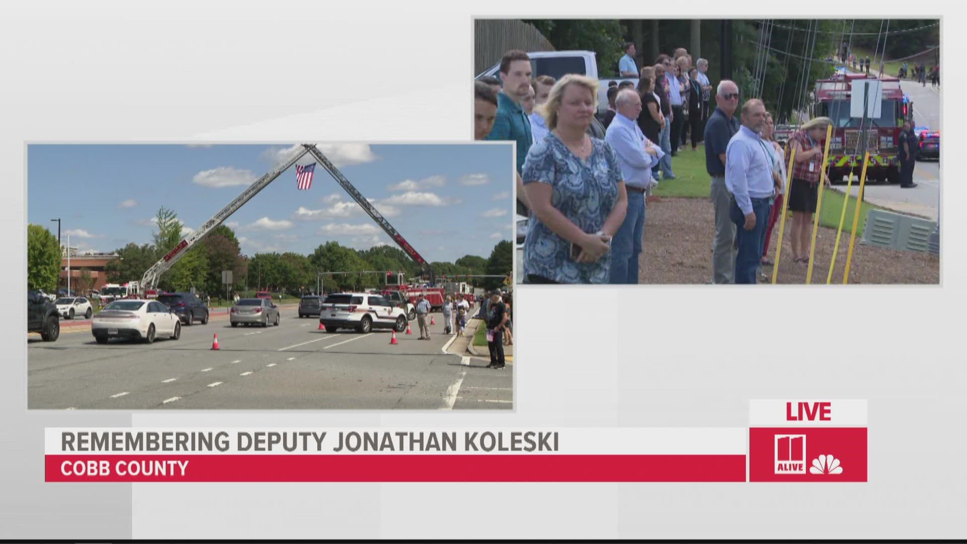 Koleski was a longtime deputy with the Cobb County Sheriff's Office, joining the agency in 2007.