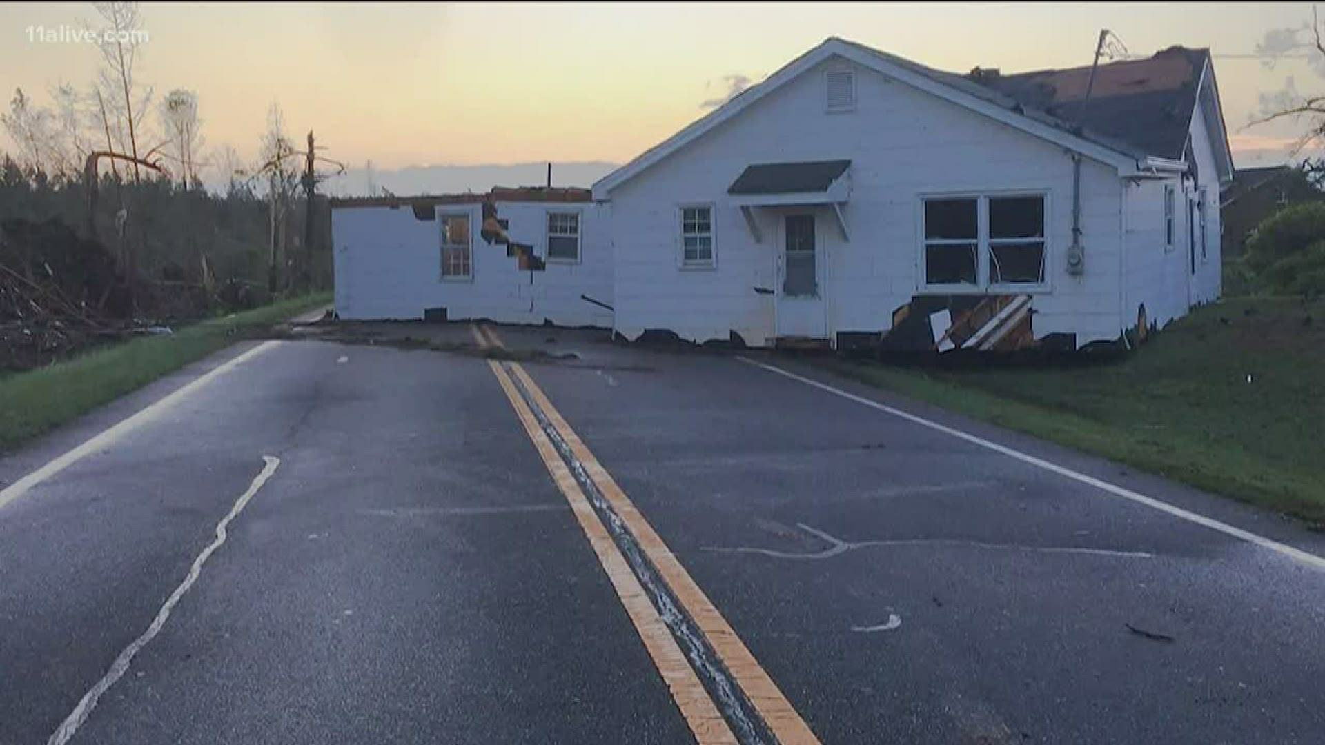 Preliminary data suggests the tornado in Upson County was more than 1,000 yards wide and traveled 10 miles.