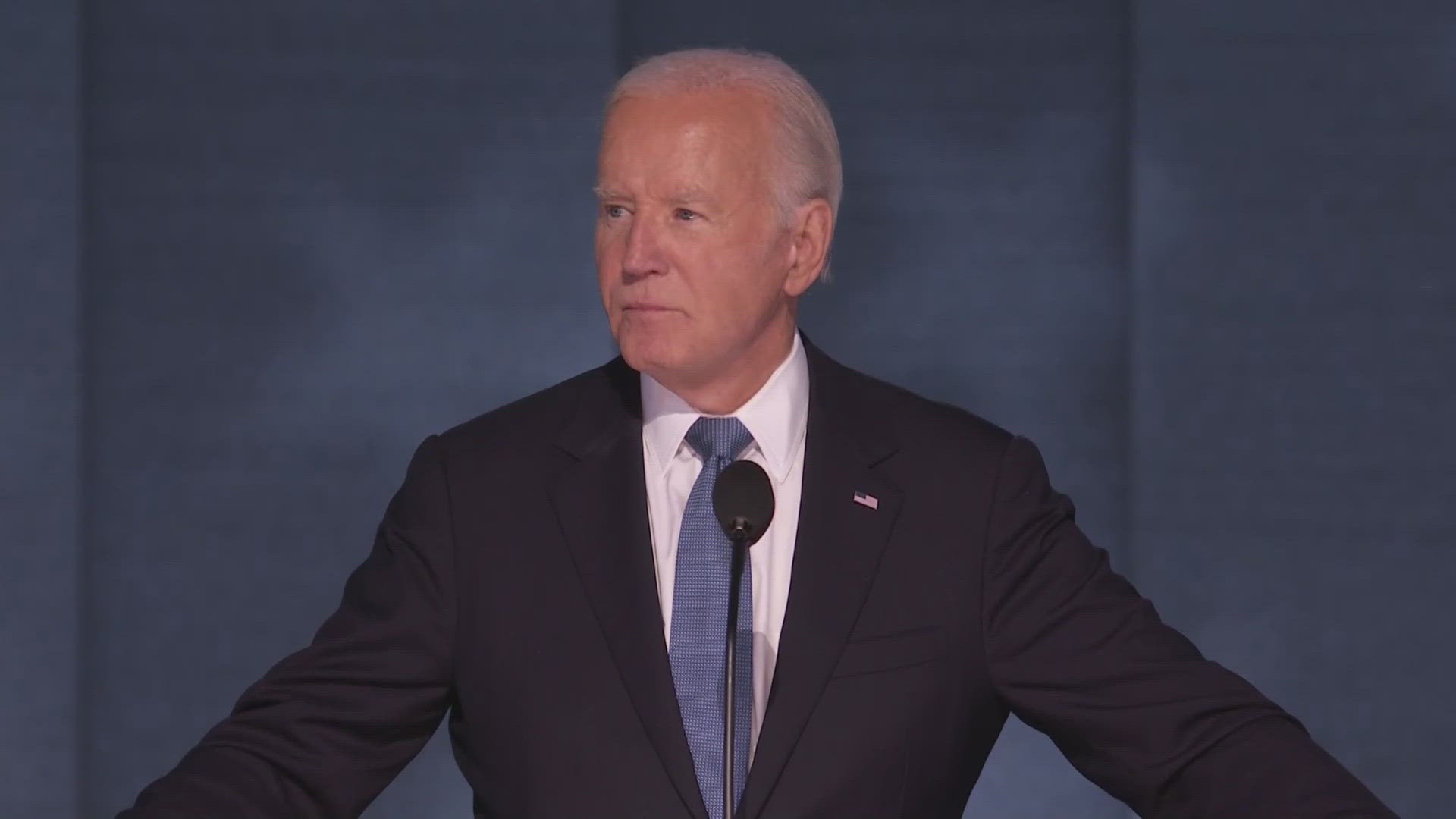 President Joe Biden spoke during night 1 at the DNC.