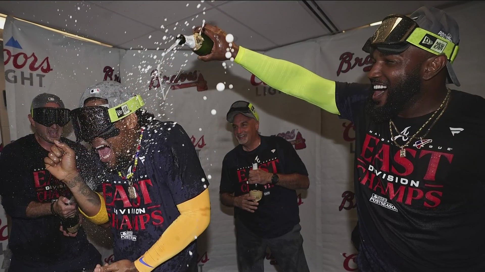 New Era Cap on X: The celebration continues. The Atlanta Braves