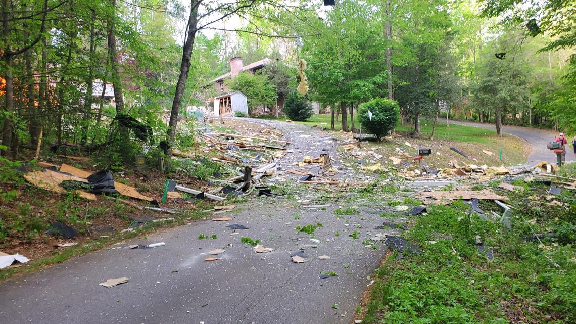 House explosion on Pauline Lane in Blairsville