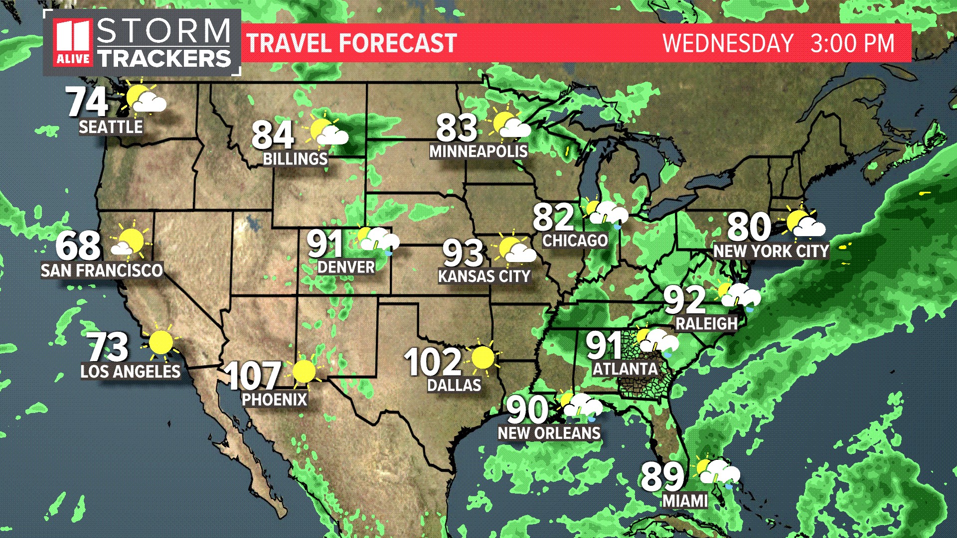 US forecast 4th of July weekend | 11alive.com