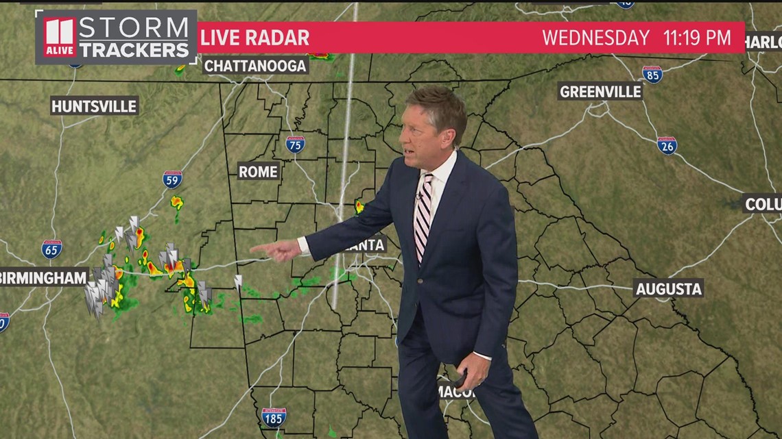 Storms move out of metro Atlanta, more rain ahead this week