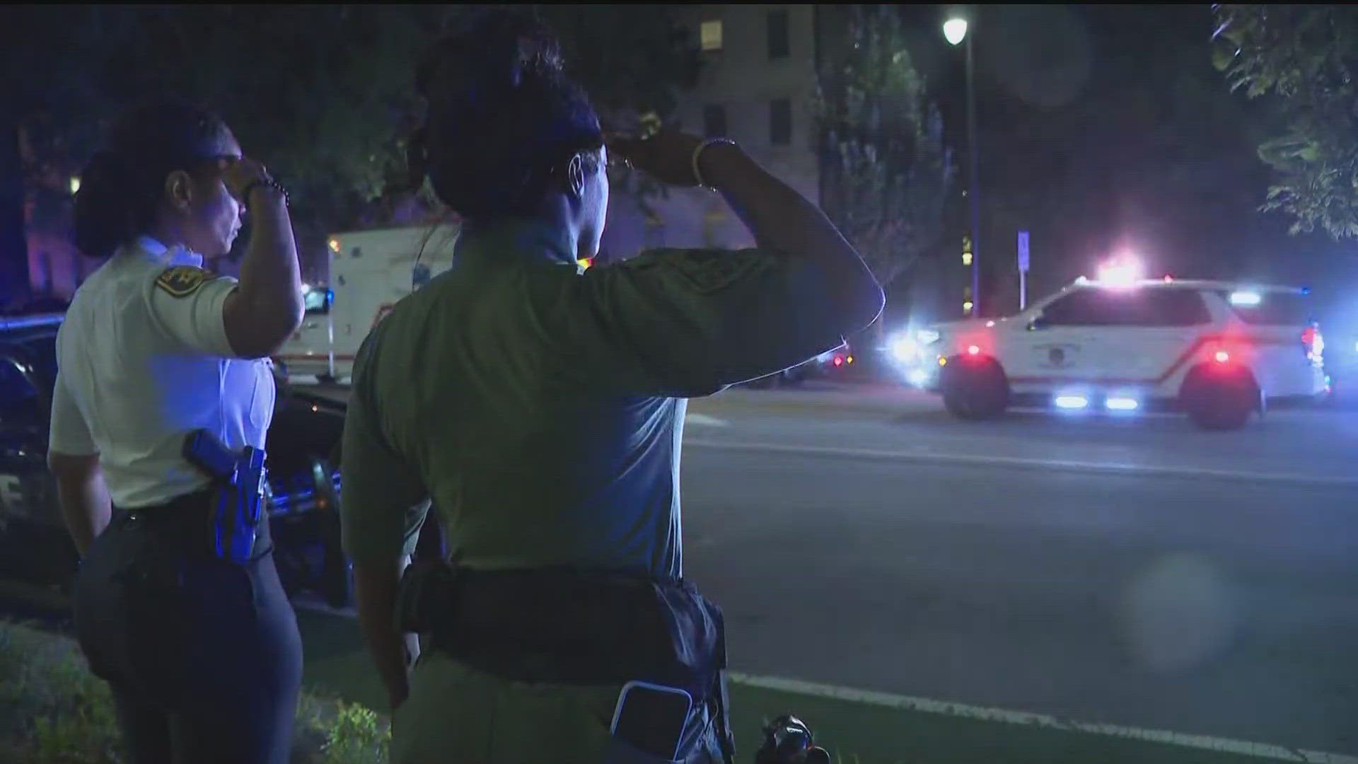 Police gathered to pay their respects on Friday night as DeKalb County grieves an officer that rushed into the face of danger.