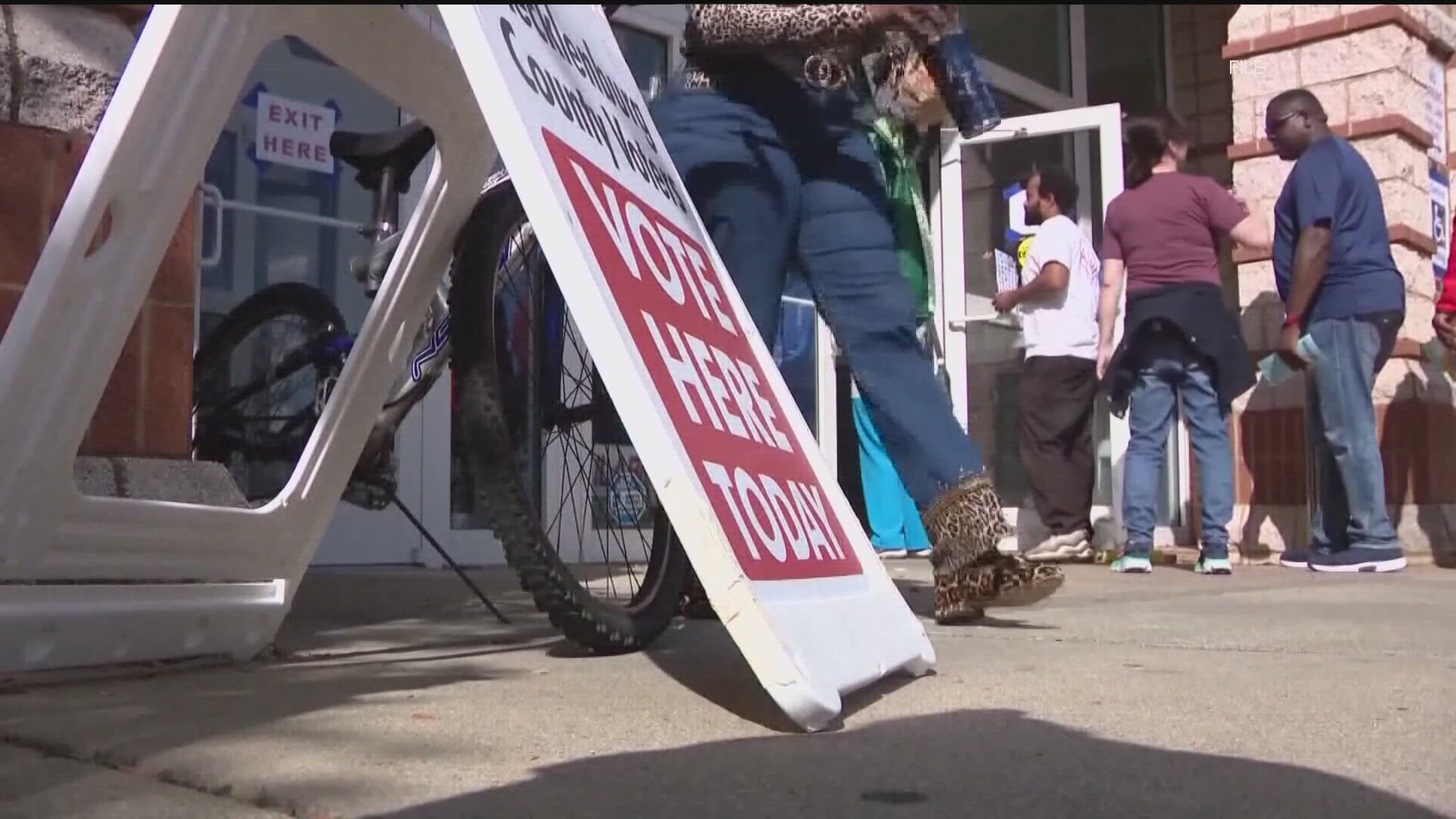 The state is seeing strong voter turnout ahead of the election.