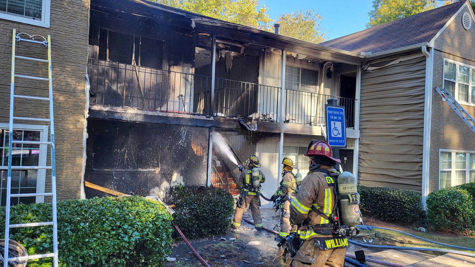 Families displaced in Gwinnett County apartment fire | 11alive.com