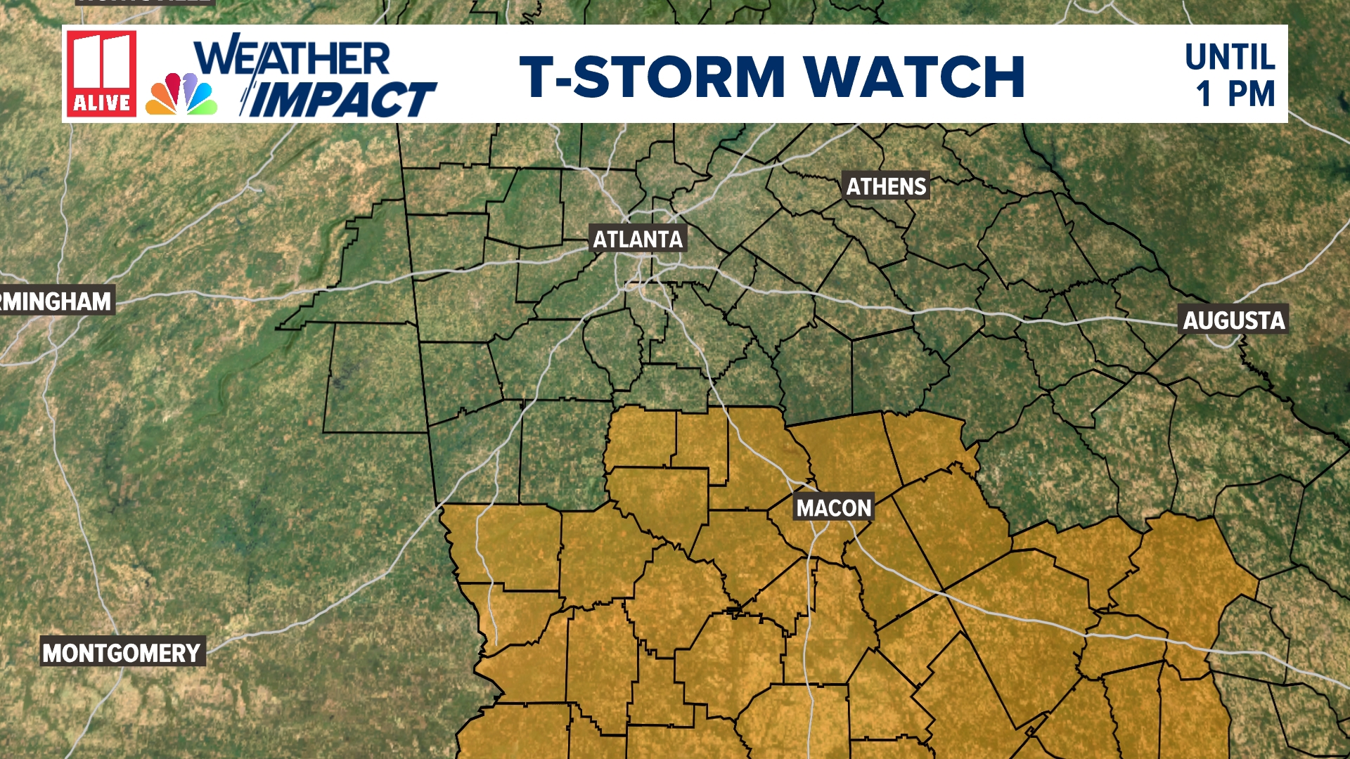 Atlanta north Georgia weather live updates Sunday May 18 | 11alive.com