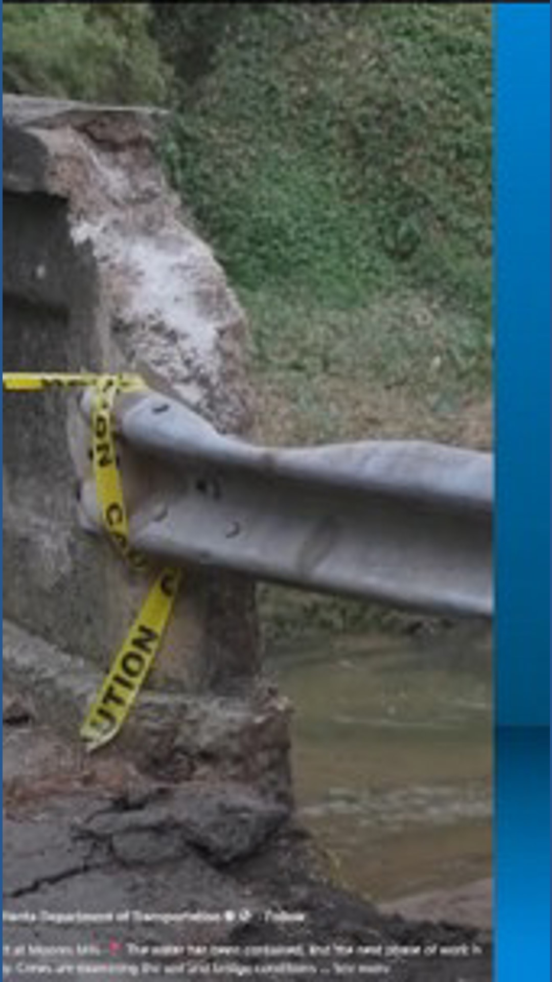 Road Atlanta Racing Line Moores Mill Road bridge update | Water contained from broken line ...