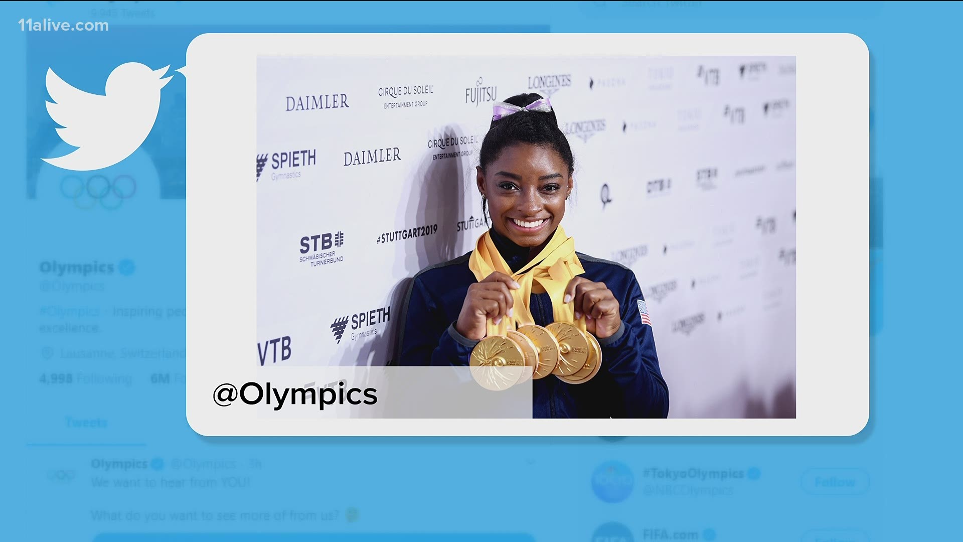 Current and former Olympians are getting in on the popular trend