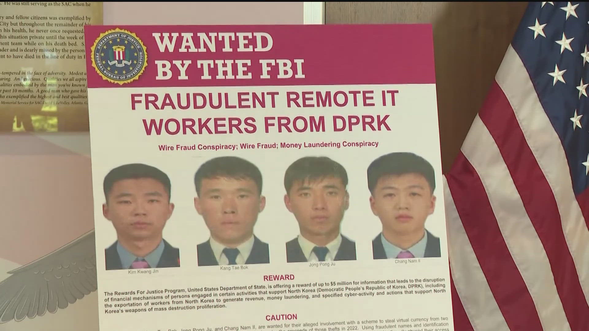 North Korean operatives indicted in Georgia crypto scam, FBI says