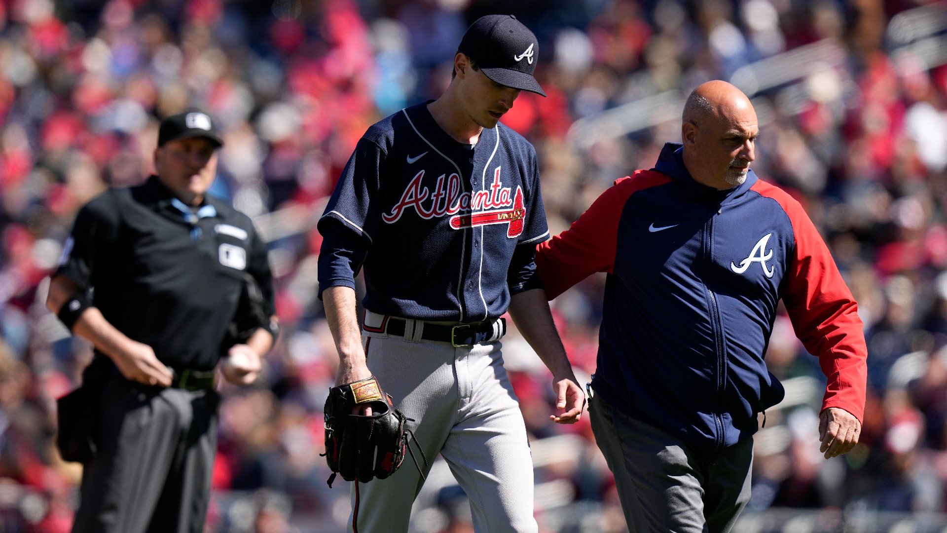 Braves Max Fried Leaves Opening Day Game With Hamstring Injury ...