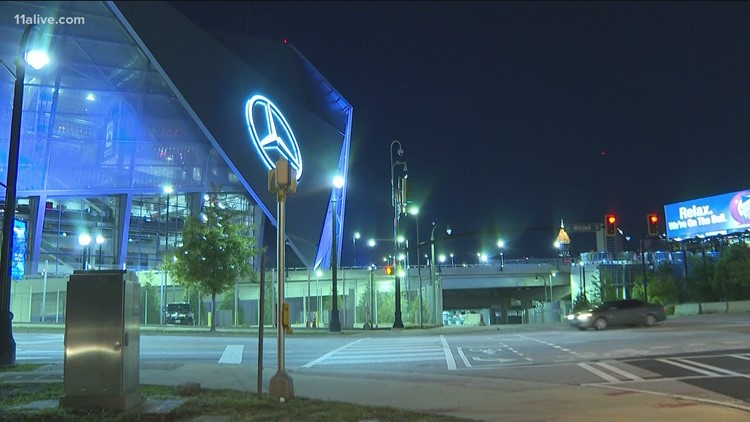 Atlanta Police investigate possible road rage shooting near Mercedes-Benz Stadium