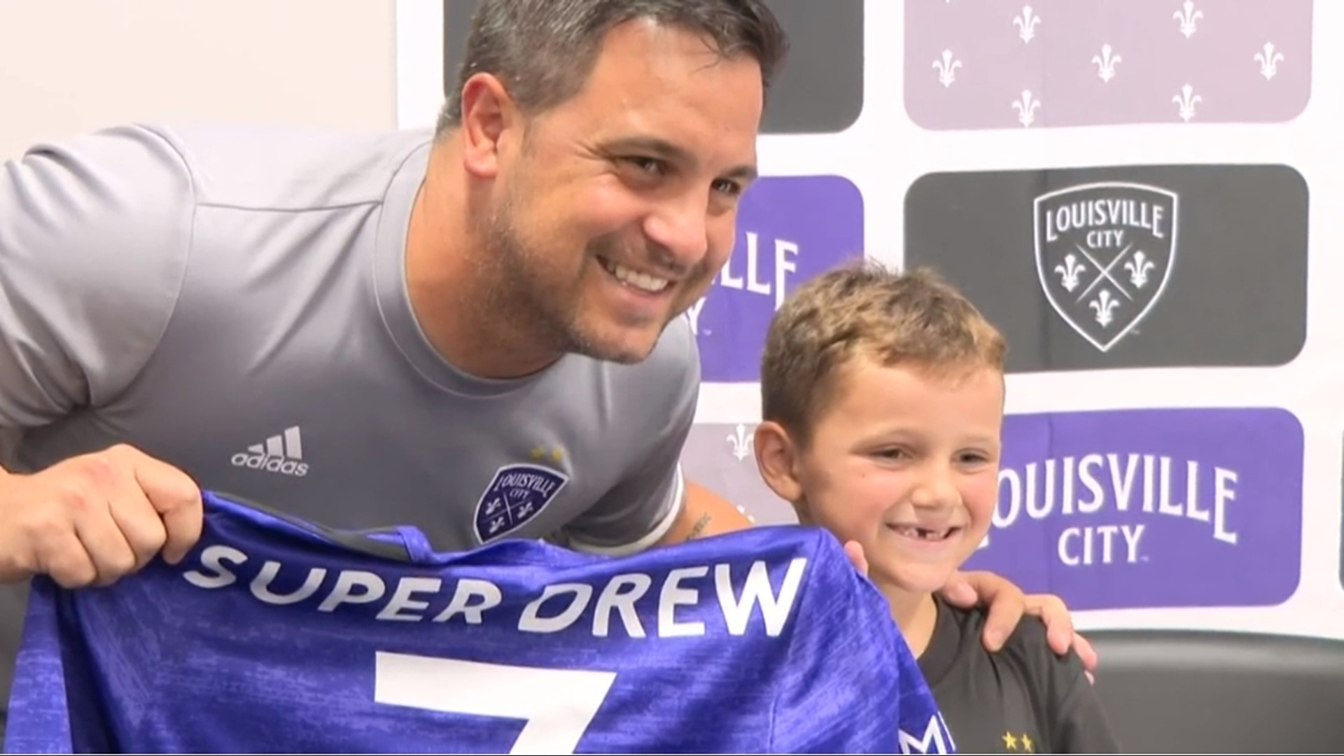 Young cancer warrior Drew Esposito's dream came true when he signed a short-term contract with the Louisville City FC.