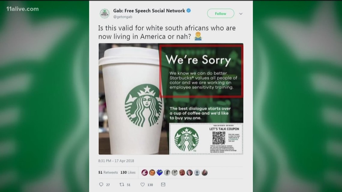 verify is starbucks offering a coupon for black people