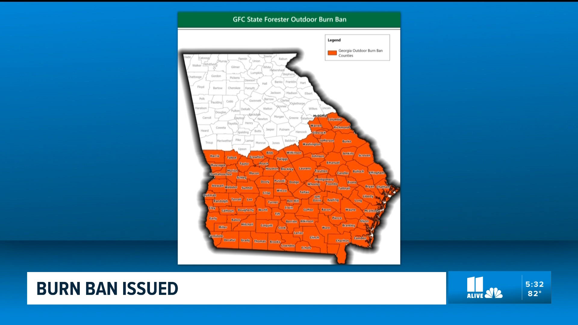 Wildfires sparking in south Georgia amid drought conditions, Clinch ...