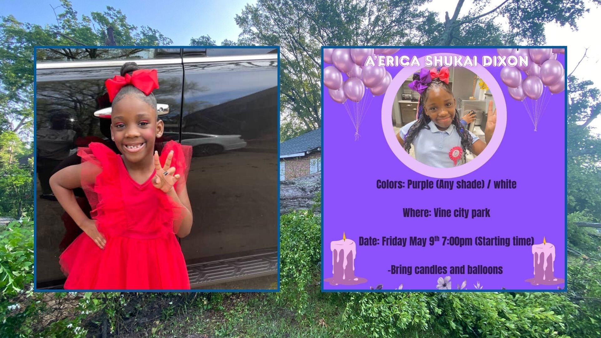Balloon release planned Friday to honor 10-year-old after deadly tree fall  in southwest Atlanta