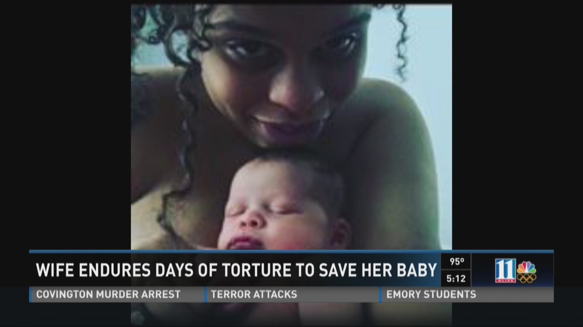 Wife endures days of torture to save her baby