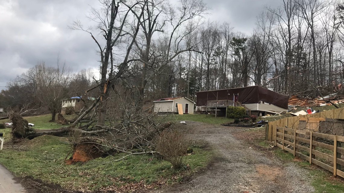 Tornado confirmed in Gordon County Adairsville