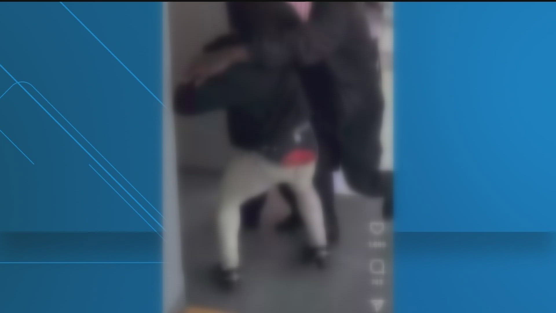 It happened last week at Dr. Martin Luther King Jr. High School. The district says several students initiated the fight with the teacher.