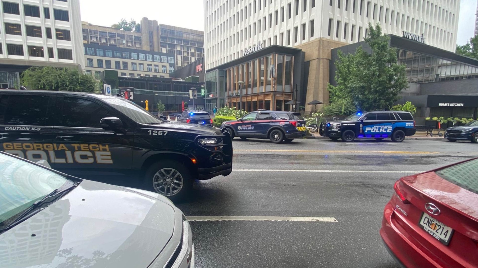 Midtown Atlanta Shooting Near Colony Square In Peachtree St Area ...