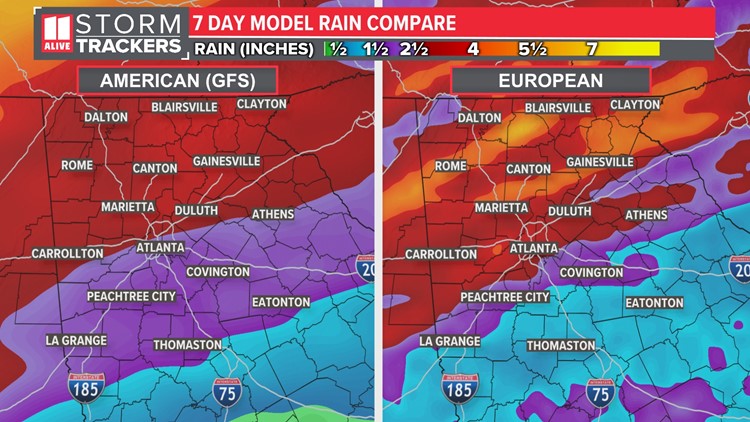 More rain coming this week around Atlanta than we saw all last month