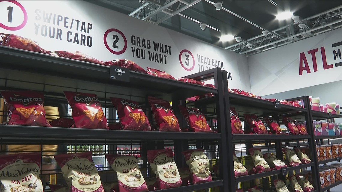 ATL Market checkoutfree concession stand opens at MercedesBenz