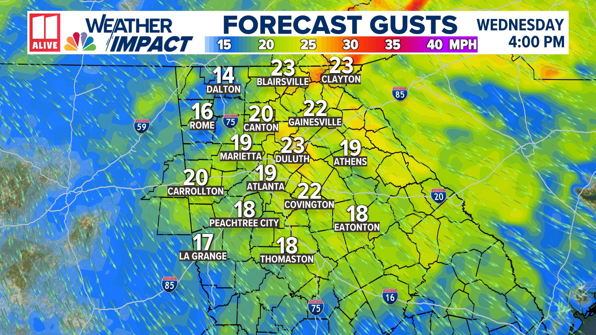 Georgia weather | Red flag warning, fire risks today | 11alive.com
