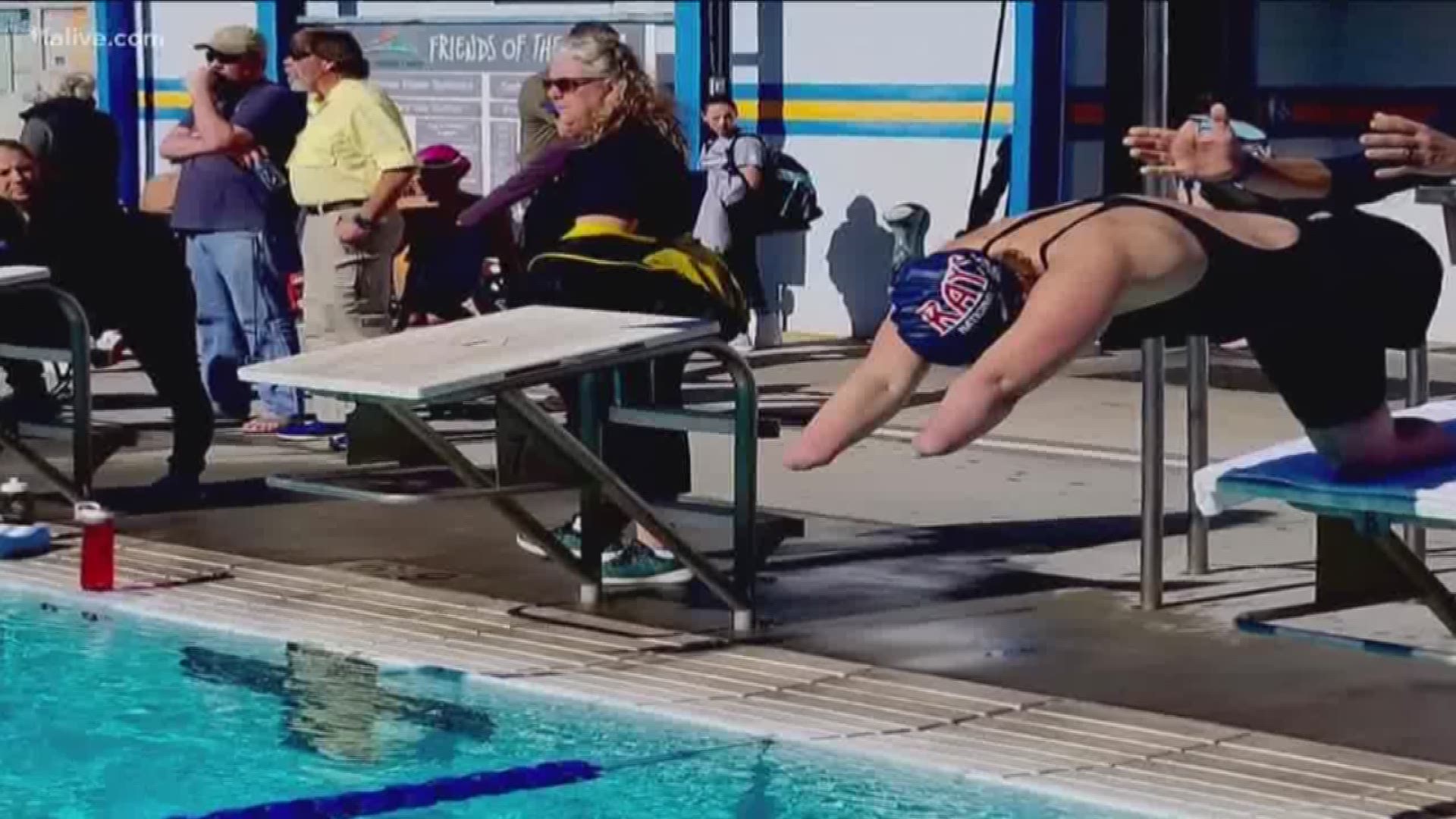 After a zip-lining incident gone wrong, one young woman found her strength. Now, she's entering the world of competitive swimming. This is your latest "Whatever happened to..."