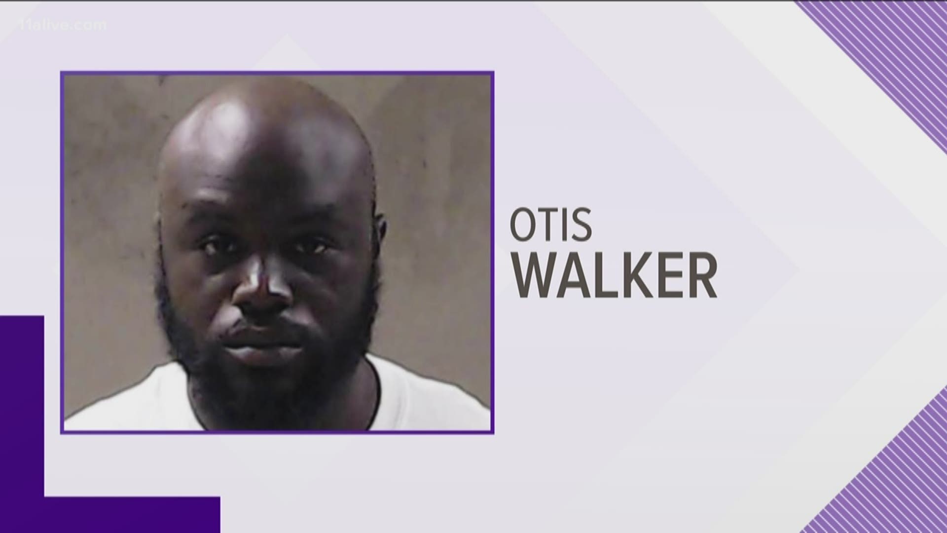 Otis Walker was on the run for a week following the August 1 shooting, before police officers were able to take him into custody on August 8 in Lithonia.