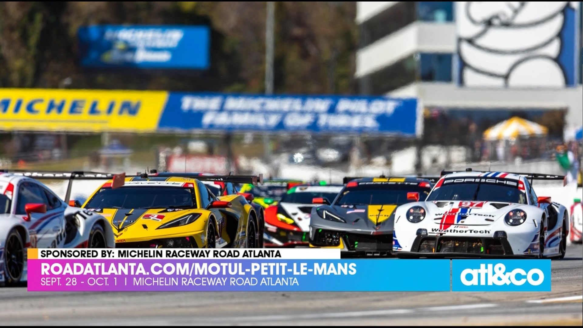 Rev up your engines for the Motul Petit Le Mans at the Michelin Raceway Road Atlanta!