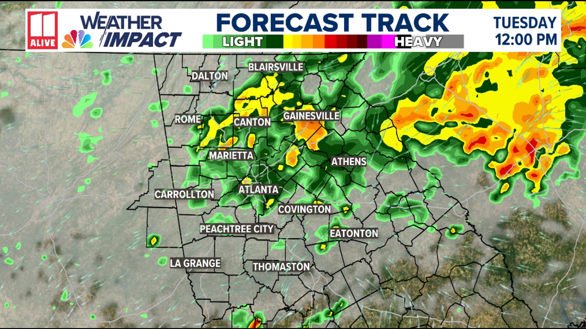 Weather Impact Alert | Flooding threat continues for Georgia | 11alive.com