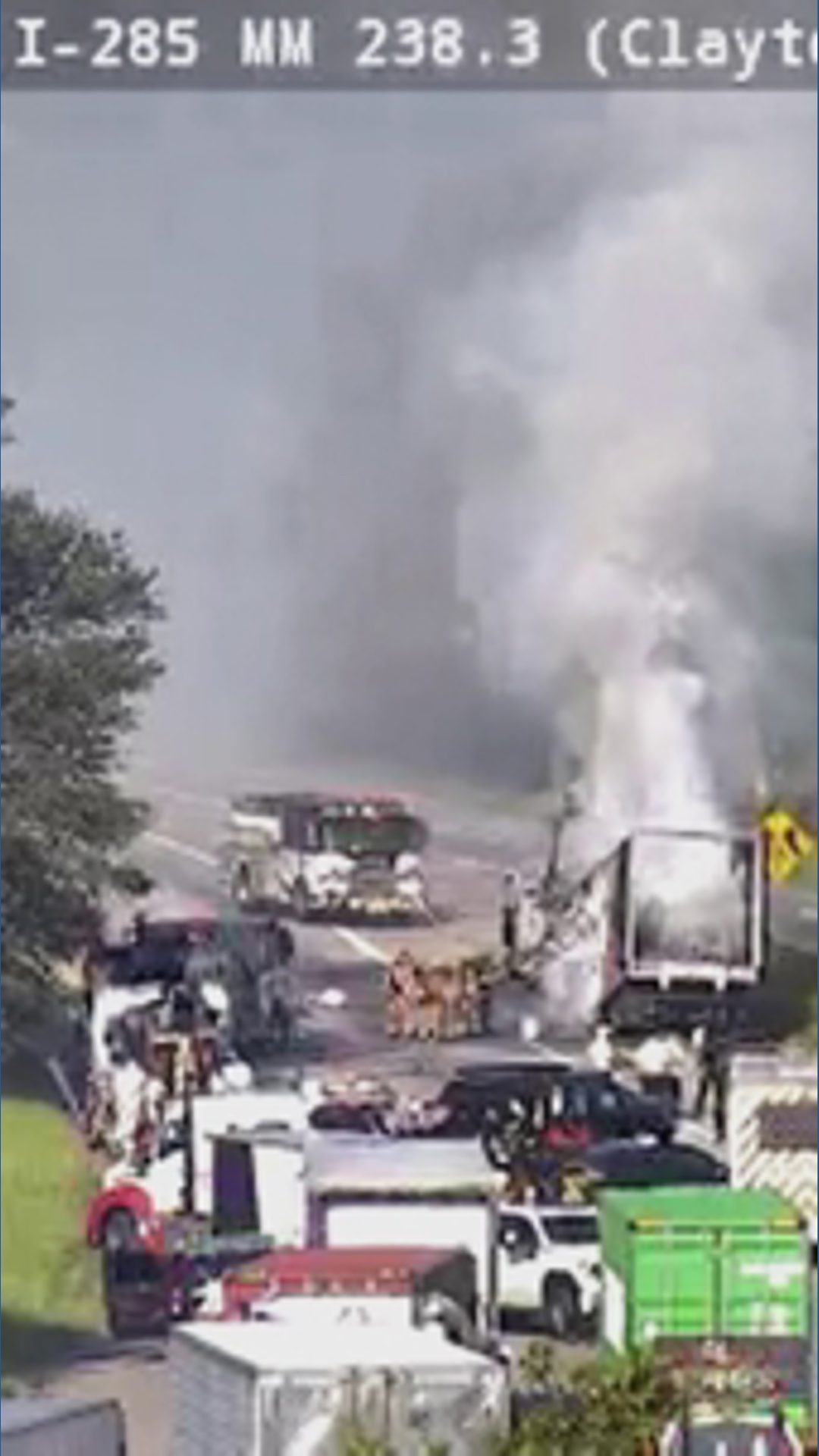 Clayton County crash closes I-75 North ramp to I-285 West | 11alive.com