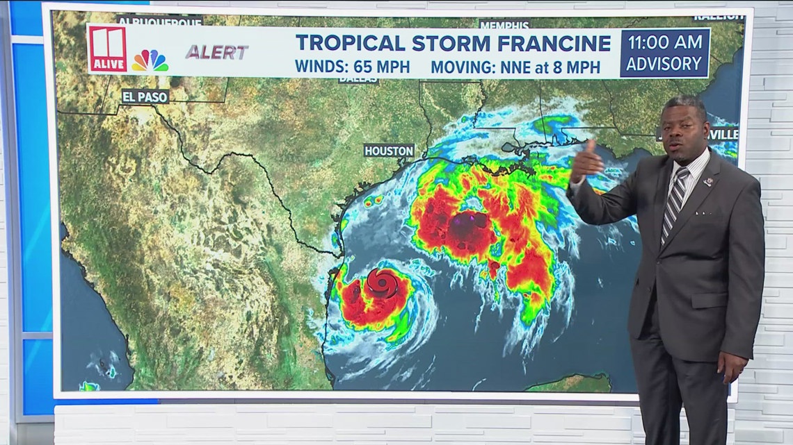 Gulf coast states brace for Tropical Storm France, Georgia could see impacts | 11alive.com