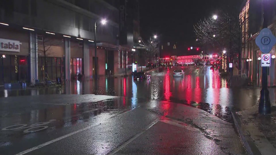 Traffic Alert: Flooding from heavy rain causes road closures in parts of metro Atlanta