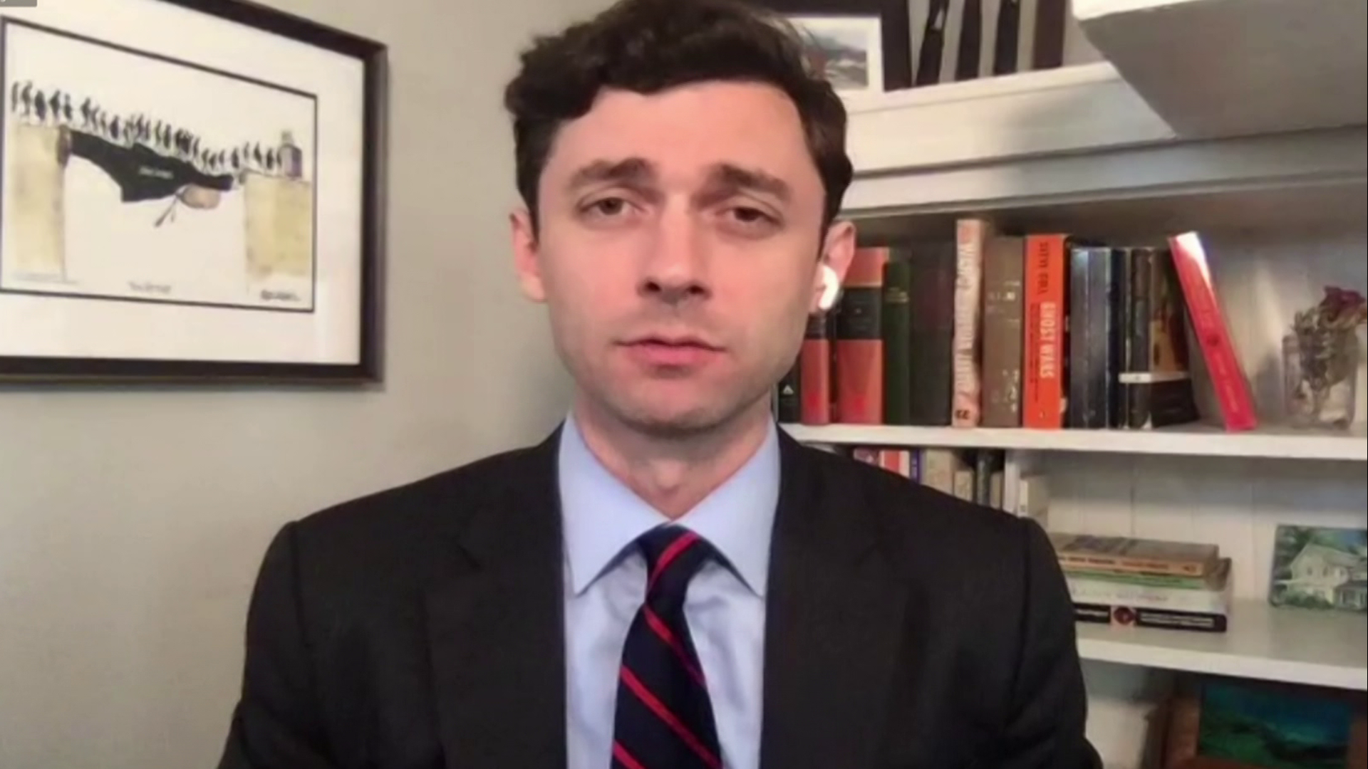 Democrat Jon Ossoff speaks after winning Georgia primary election ...