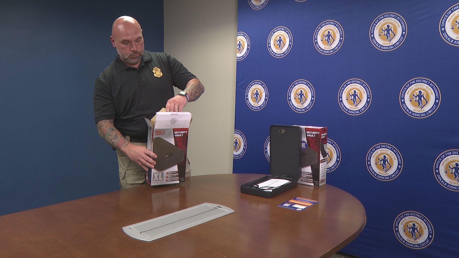 DeKalb County officials are distributing free gun safes and trigger locks to residents after a tragic uptick in children accessing firearms.